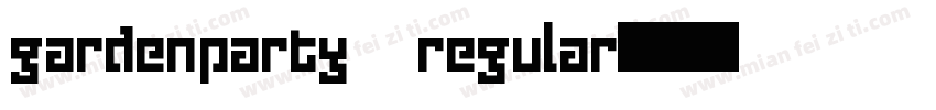 gardenparty regular字体转换